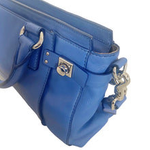 Load image into Gallery viewer, Banana Republic | Women&#39;s Blue Leather Satchel Bag
