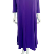Load image into Gallery viewer, Woman Within | Womens Purple Long Sleeved Maxi Dress | Size: 1X
