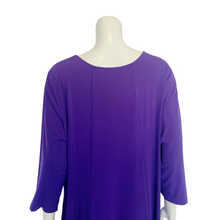 Load image into Gallery viewer, Woman Within | Womens Purple Long Sleeved Maxi Dress | Size: 1X
