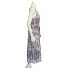 Load image into Gallery viewer, Knox Rose | Womens Purple/White Tie Dye Tiered Sleeveless Maxi Dress | Size: M
