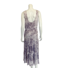 Load image into Gallery viewer, Knox Rose | Womens Purple/White Tie Dye Tiered Sleeveless Maxi Dress | Size: M
