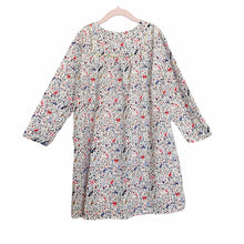 Load image into Gallery viewer, Egg by Susan Lazar | Girl&#39;s Bunny and Deer White Print Corduroy Long Sleeve Dress | Size: 8Y
