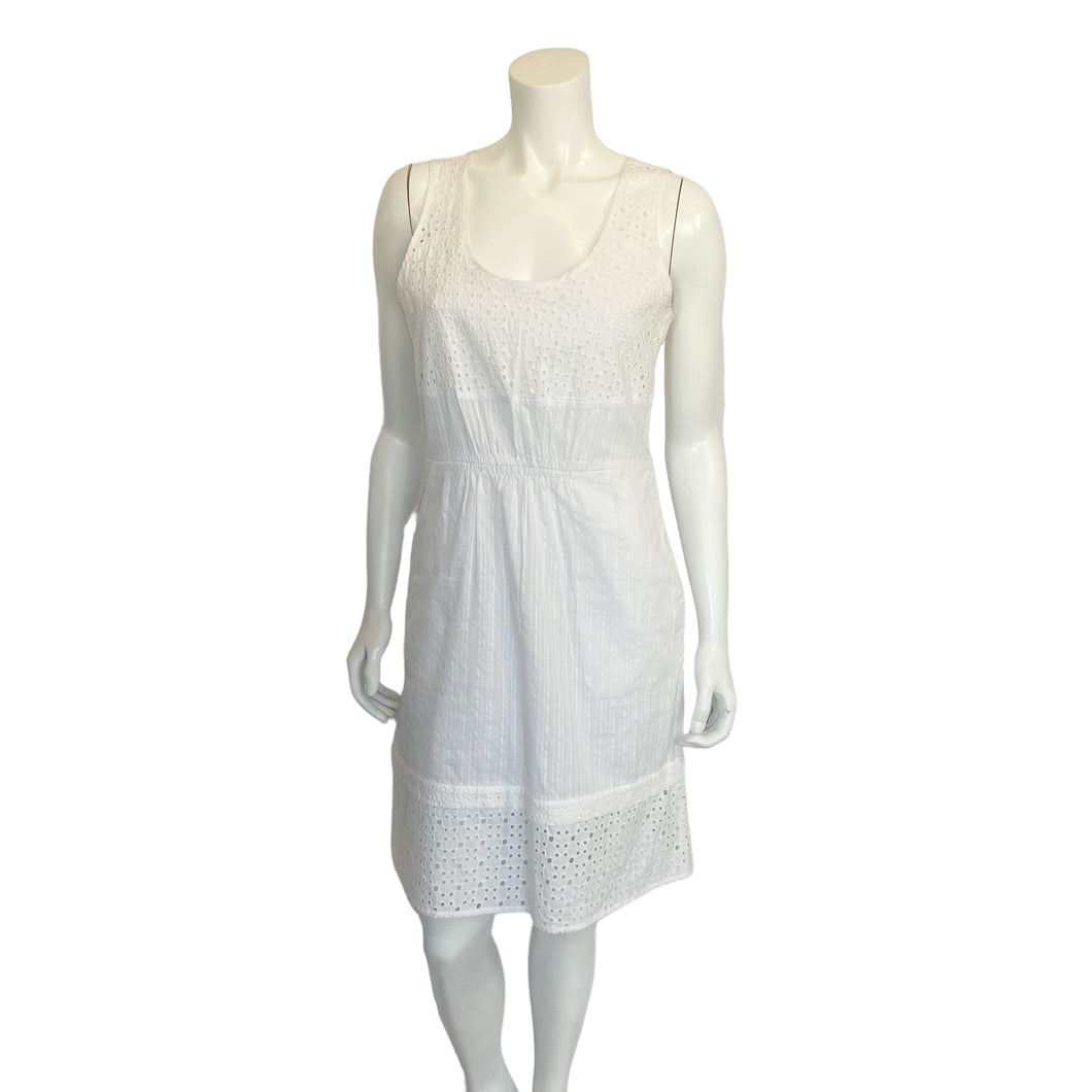 Madewell | Women's White Eyelett Dress with Tags | Size: 4
