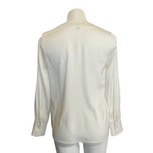 Load image into Gallery viewer, Banana Republic | Womens Ivory Long Sleeved V Neck Blouse | Size: XS

