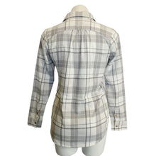 Load image into Gallery viewer, Kuhl | Women&#39;s Gray/White Plaid Long Sleeved Button Down Top | Size: XS
