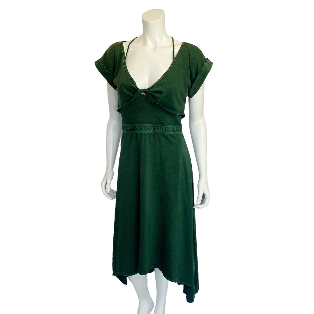 Anthropologie | Women's Daily Practice Vintage Wash Green 2 Piece Dress and Top with Tags | Size: S