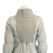 Load image into Gallery viewer, Piazza Sempione | Women&#39;s Italian Designer Cream and Gray Long Coat | Size: S
