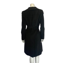 Load image into Gallery viewer, Calvin Klein | Women&#39;s Dark Gray Wool Blend Belted Trench Coat | Size: 4
