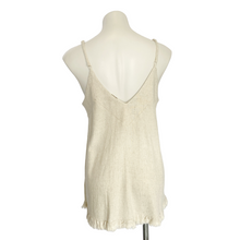 Load image into Gallery viewer, Umgee | Womens Oatmeal Linen Blend Tank Top | Size: S
