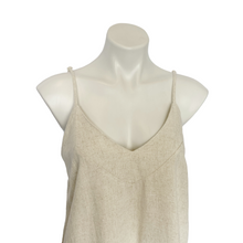 Load image into Gallery viewer, Umgee | Womens Oatmeal Linen Blend Tank Top | Size: M
